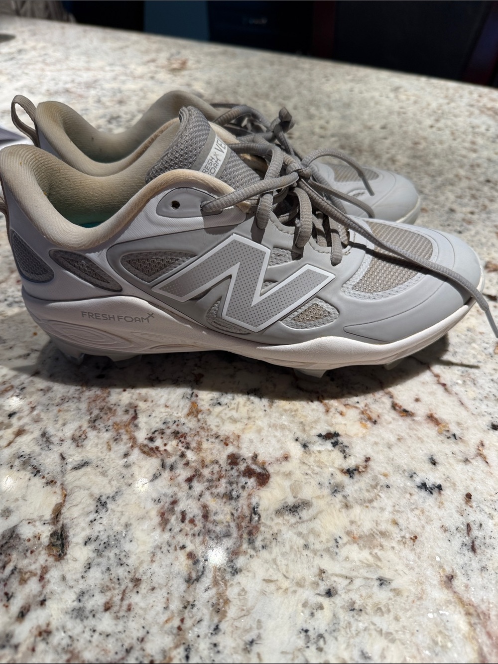 New Balance Women's Sneakers in Light Gray and White